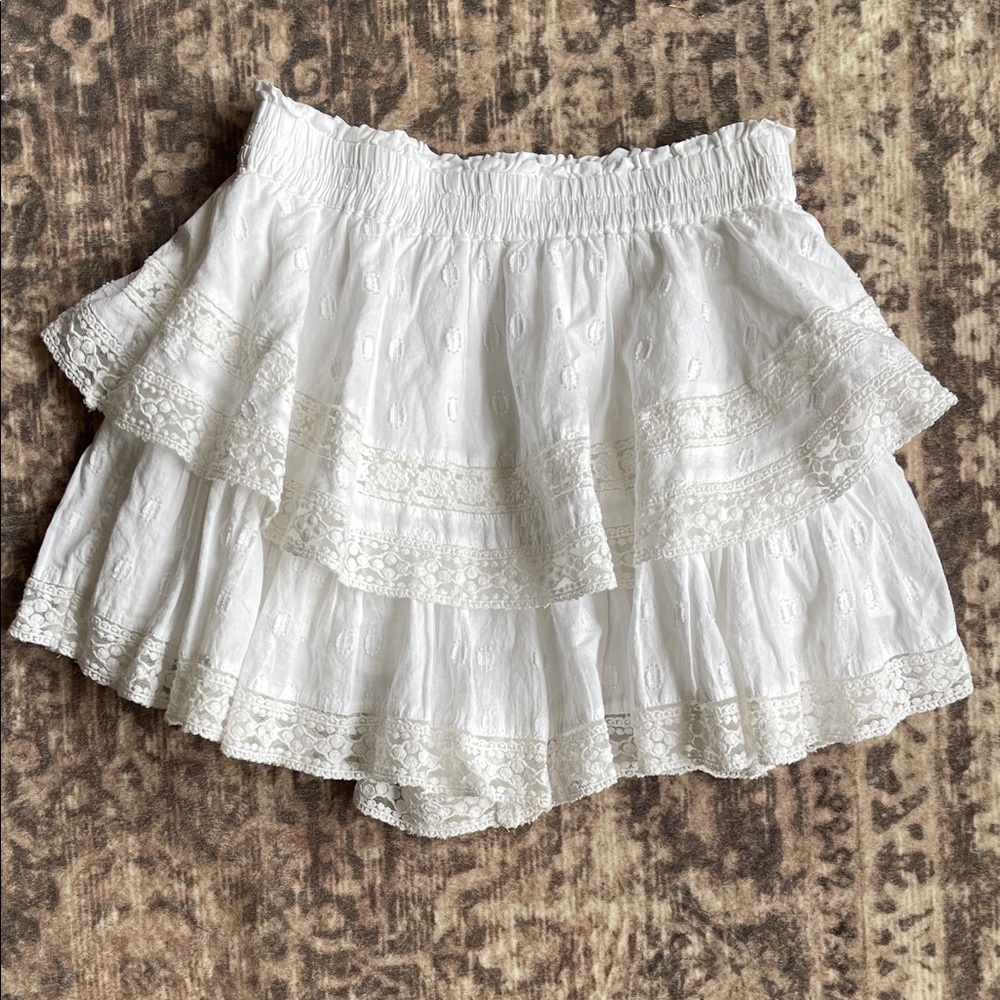 American Eagle White Lace Skirt/Shorts